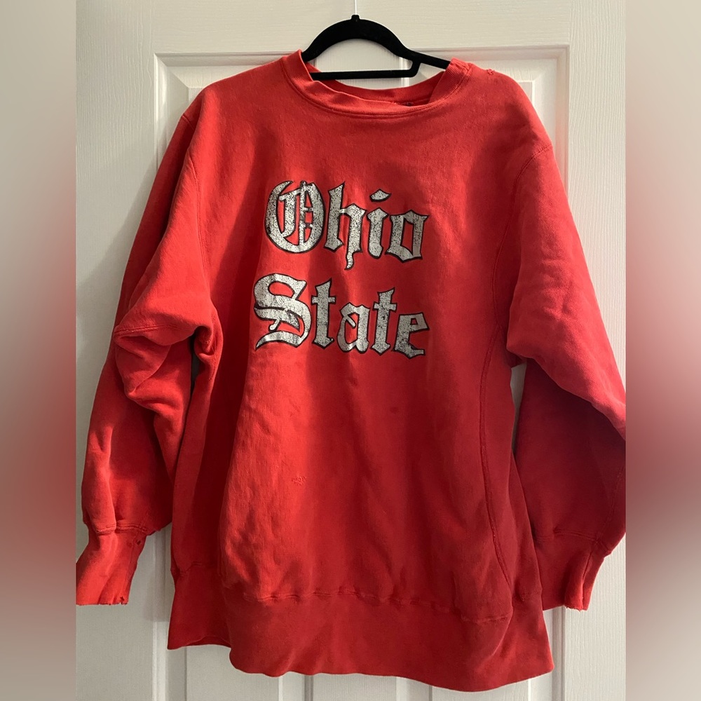Ohio State Champion Reverse weave XL sweatshirt from the 1980s.